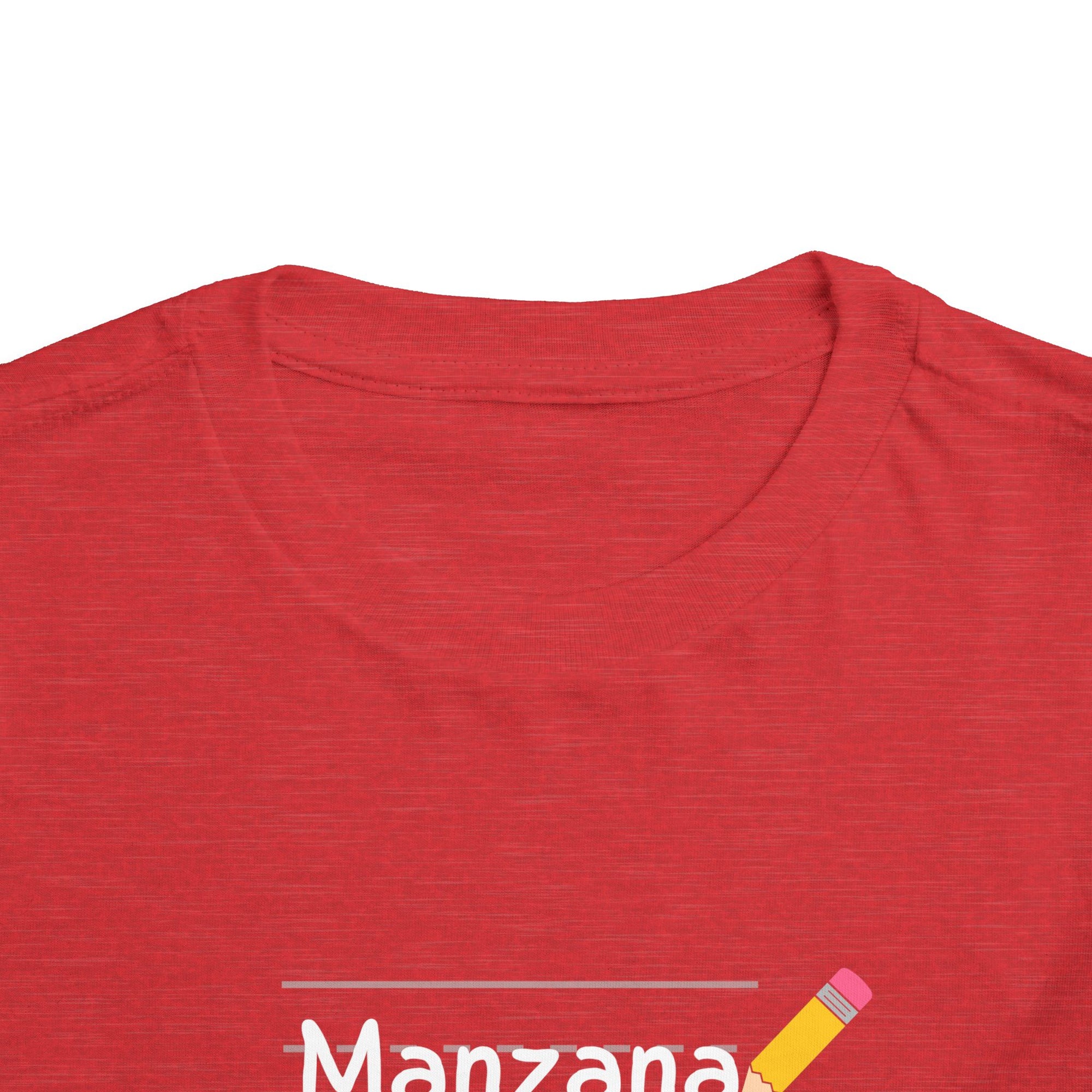Manzana Apple and Pencil Toddler Tee Shirt
