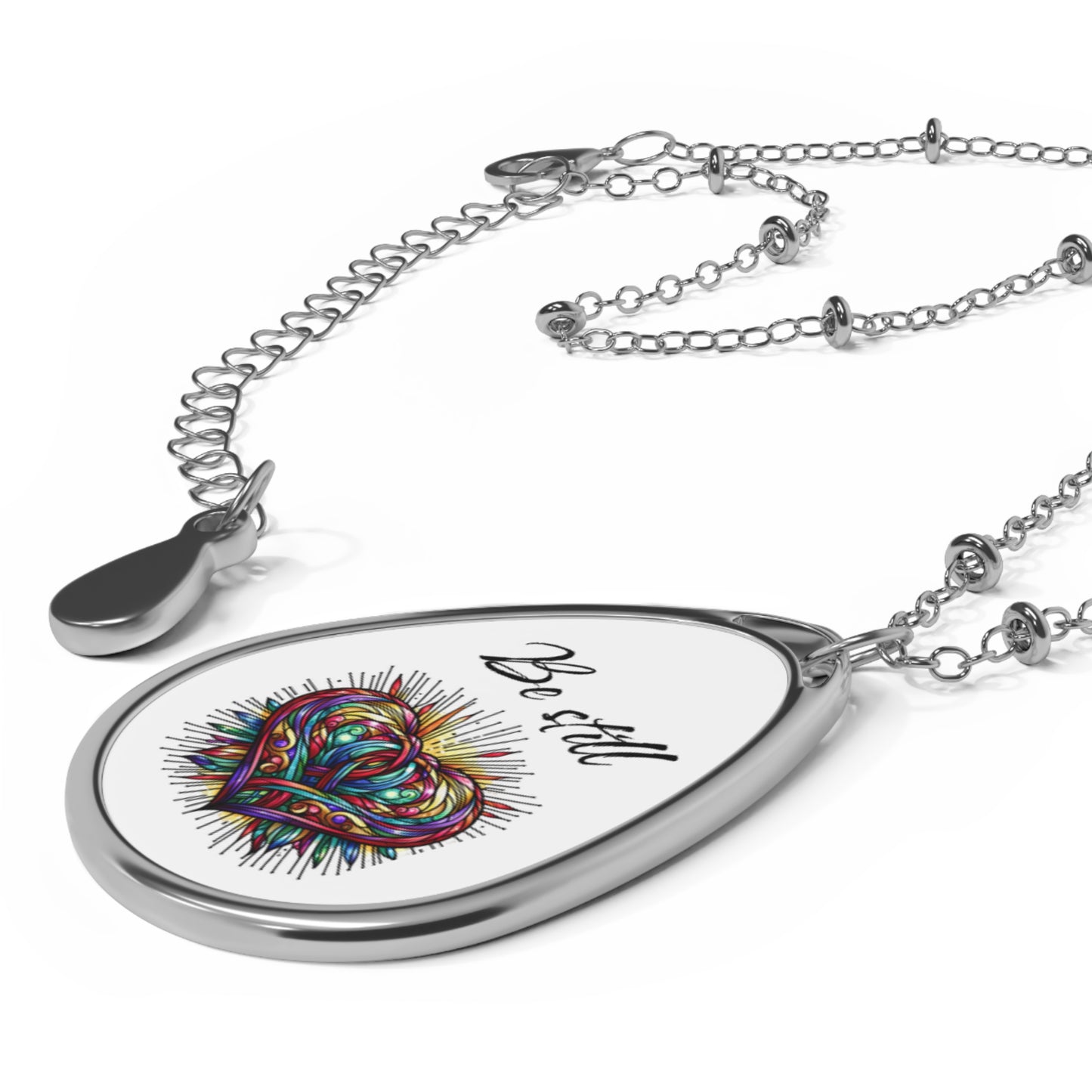 Be still Oval Necklace