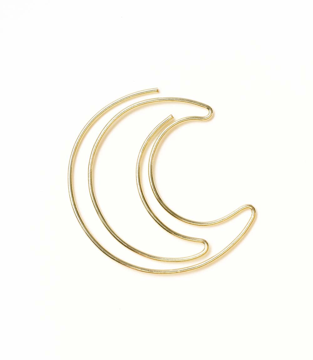 Kitaab Moon Wire Bookmark - Gold