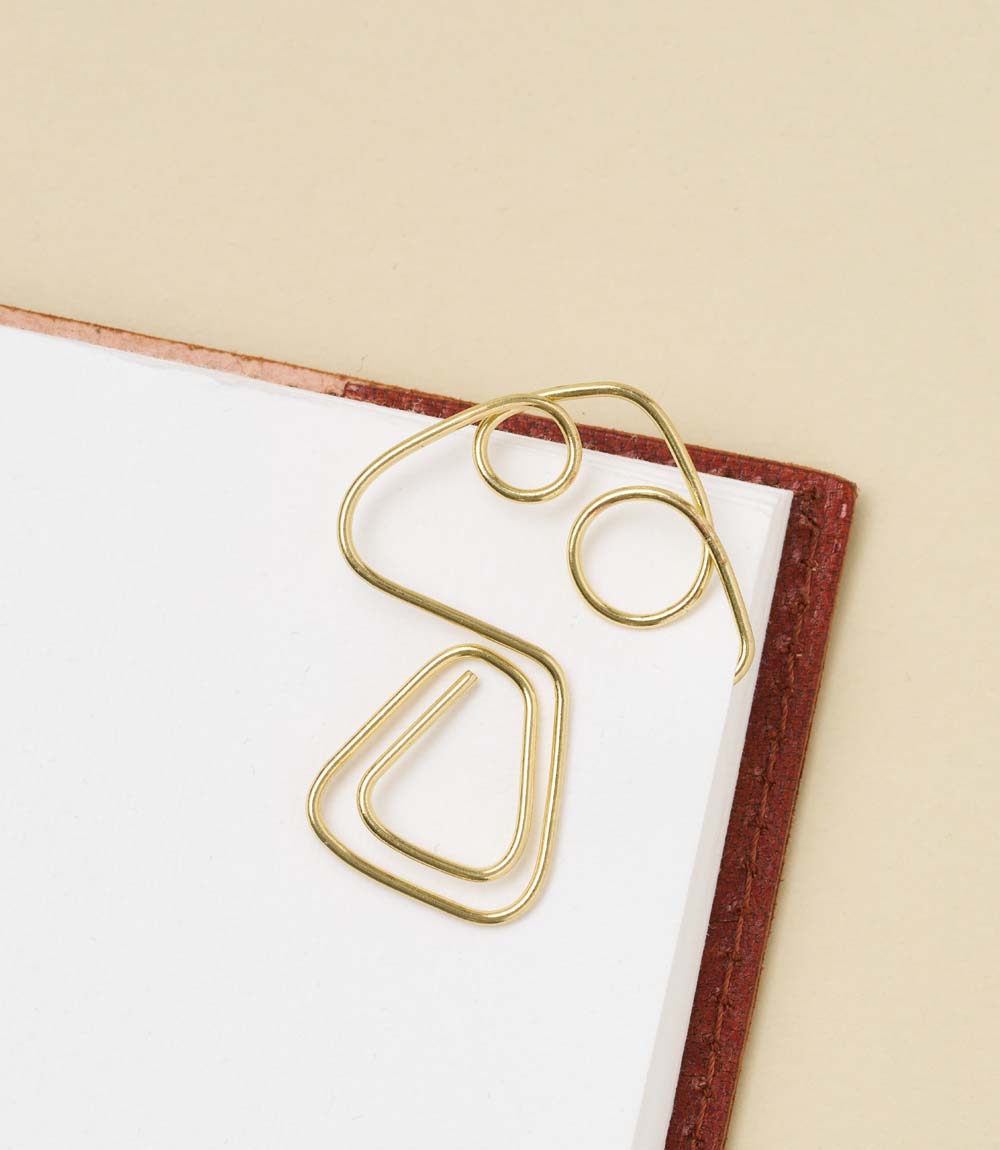 Kitaab Mushroom Wire Bookmark - Gold