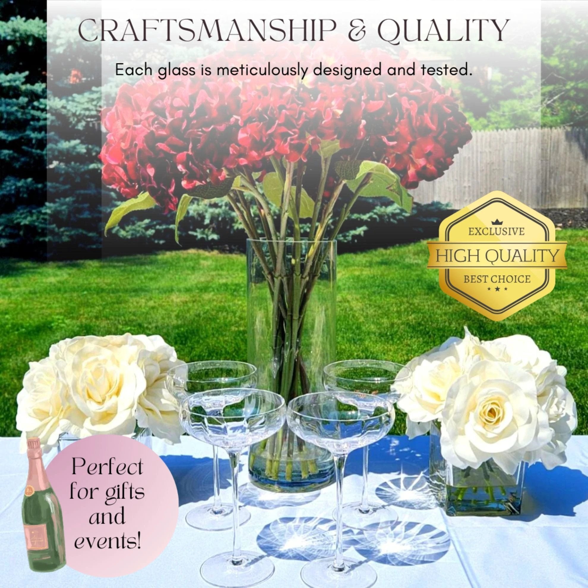 Rounded Coupe Glasses by Sister.ly Drinkware