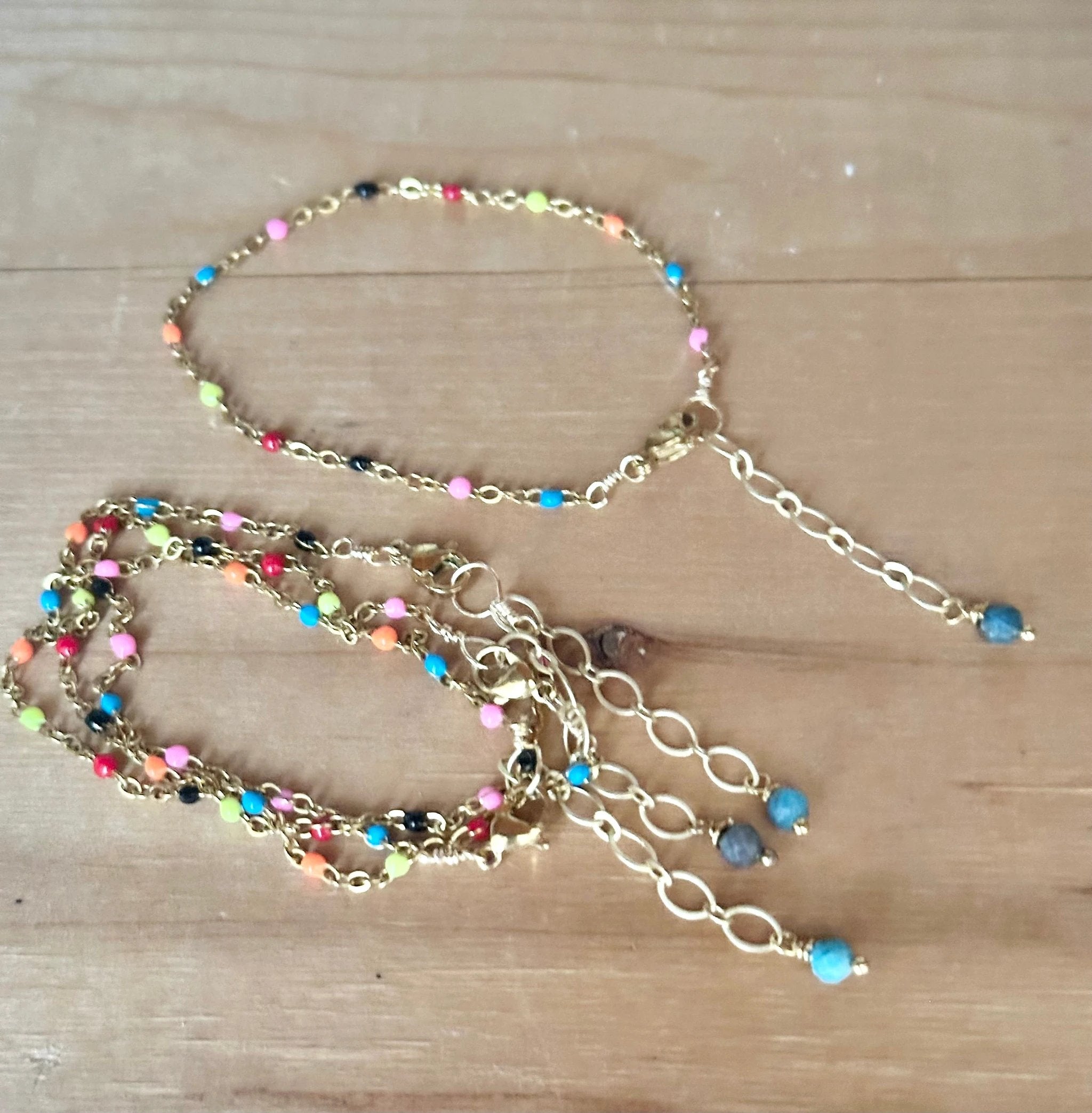 Colorful Cascade Bracelet by AdoreJules Designs