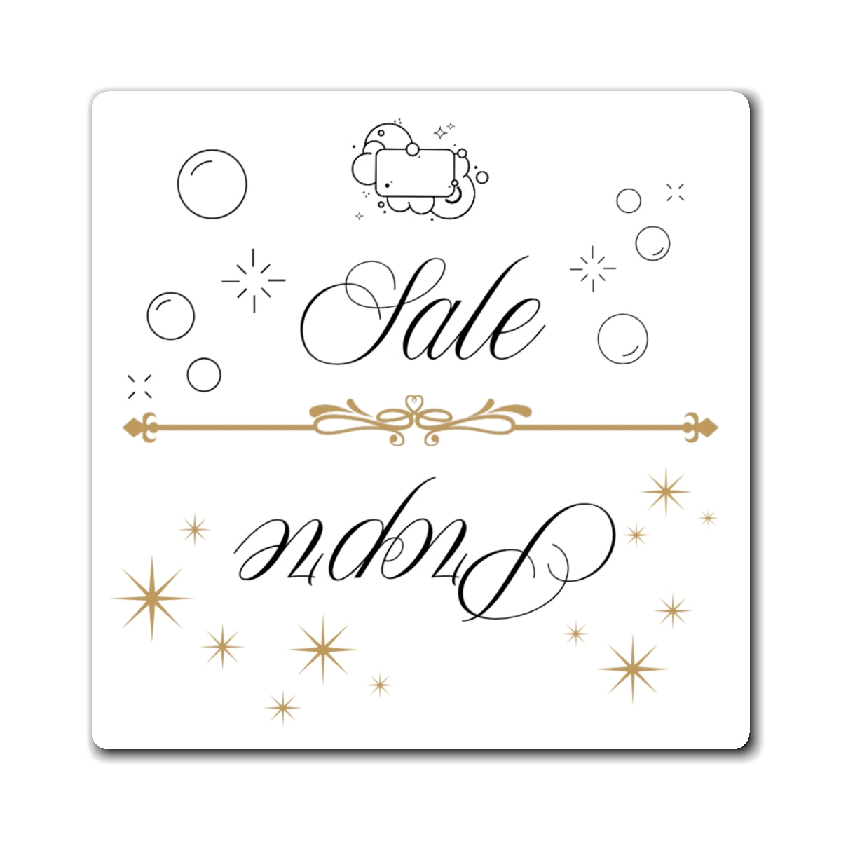 French Dirty and Clean Dishwasher Magnet, French Sale et Propre Status Magnet