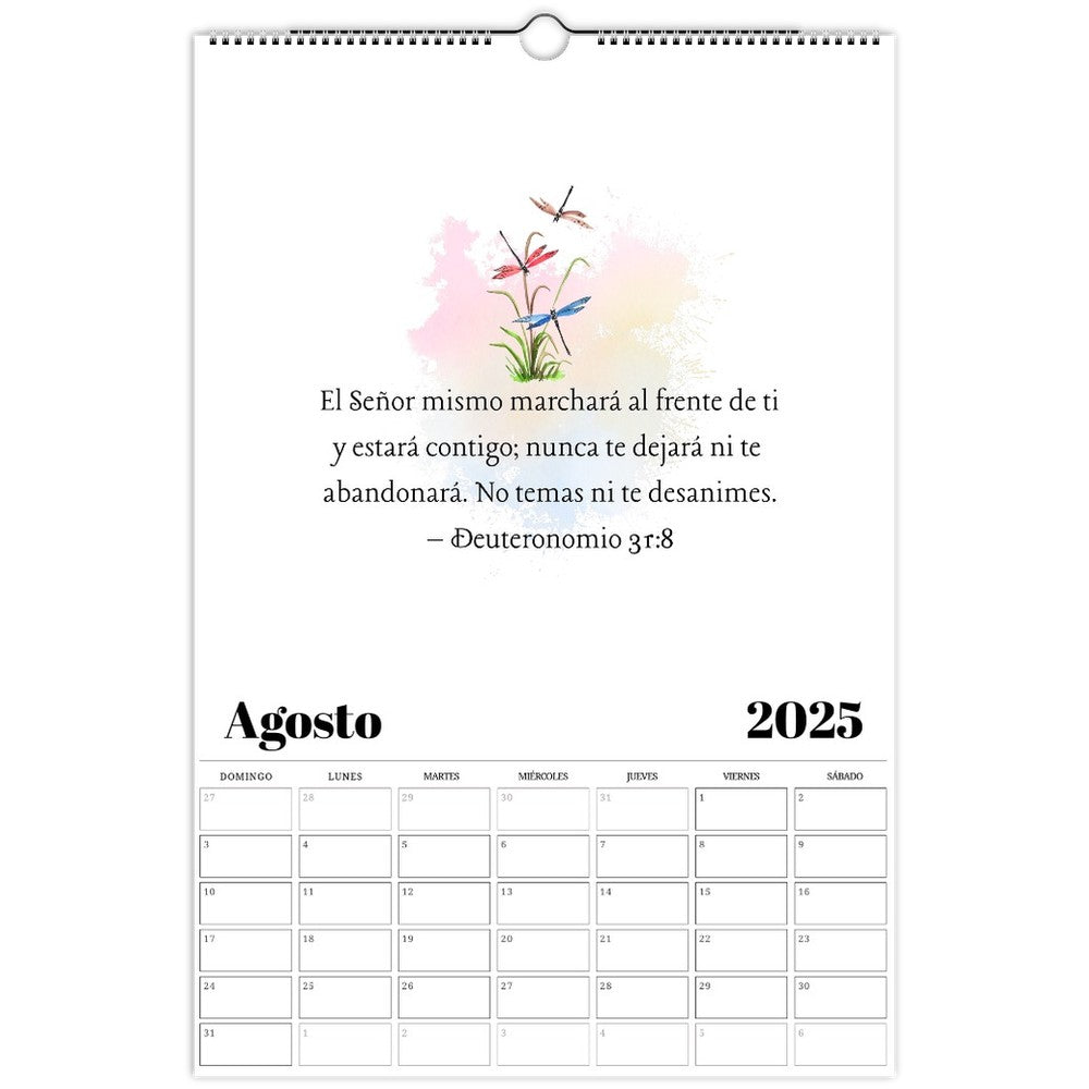 Muestrame el camino - Show me the Way Wall calendars 2025 (US & CA) Spanish - La Vie Bien - 2025 spanish - bible verse - bible verses spanish