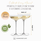 Rounded Coupe Glasses by Sister.ly Drinkware