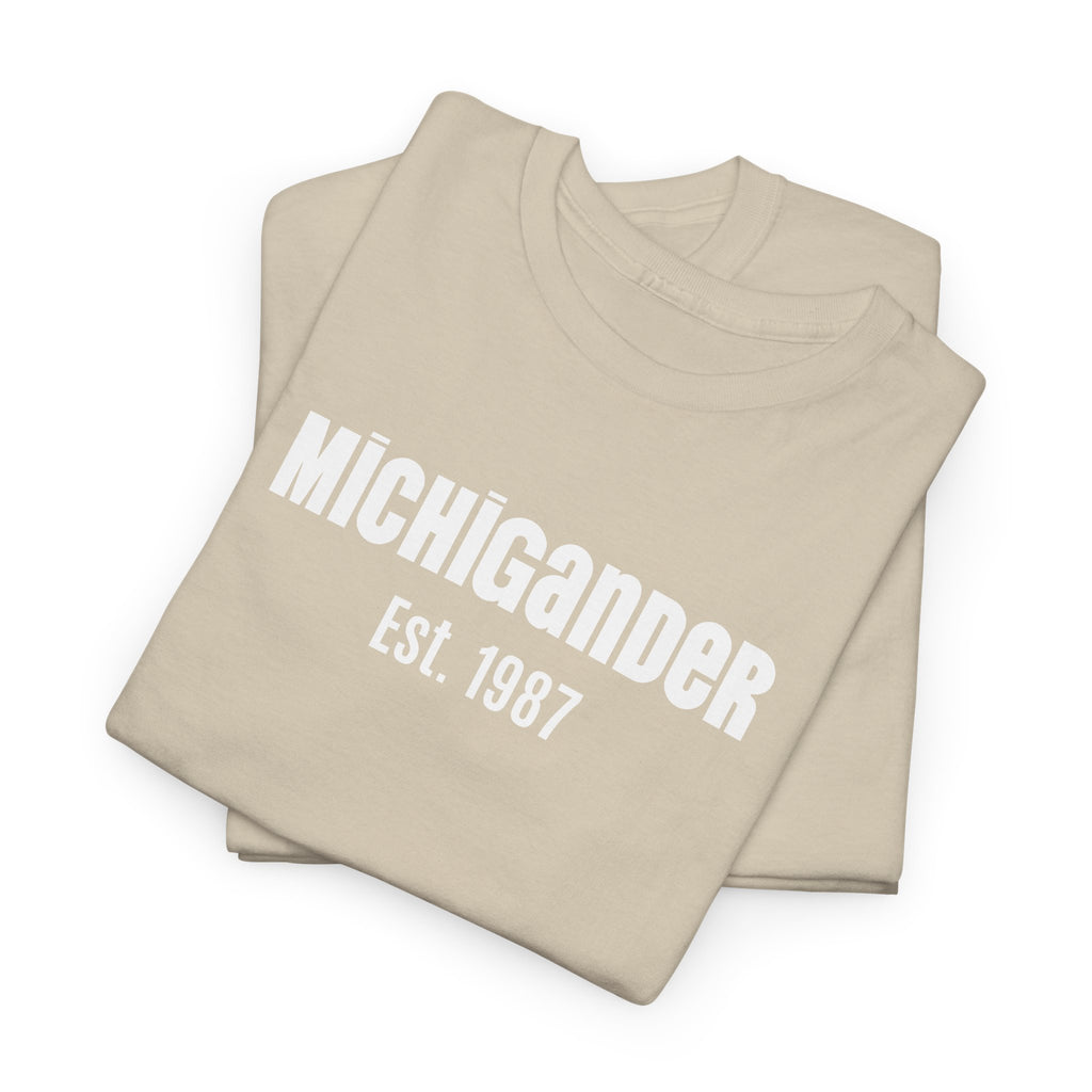 Michigander Established Year T‑Shirt — Customizable Michigan Pride Tee