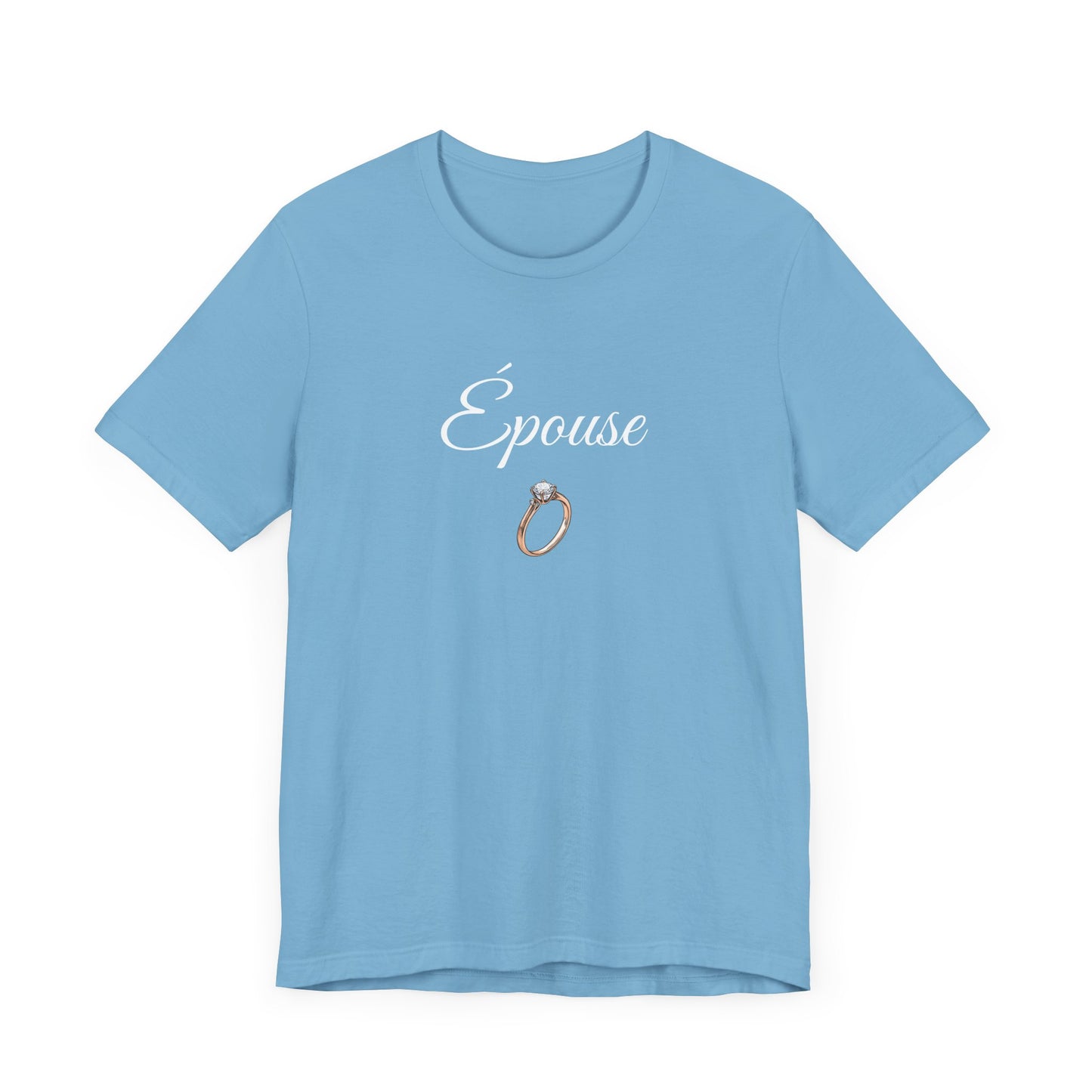 T-shirt de la mariée épousée