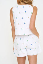 Kaylyn Vest/Short Set by Lady Hart