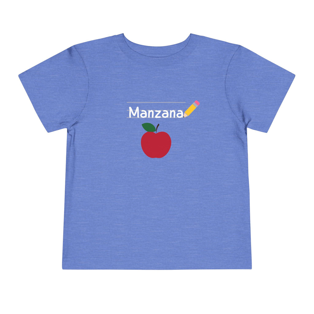 Manzana Apple and Pencil Toddler Tee Shirt