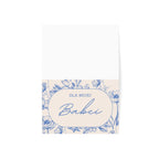 Dla Mojej Babci Polish Floral Grandmother Greeting Card for birthdays or special occasions, blank inside with envelope