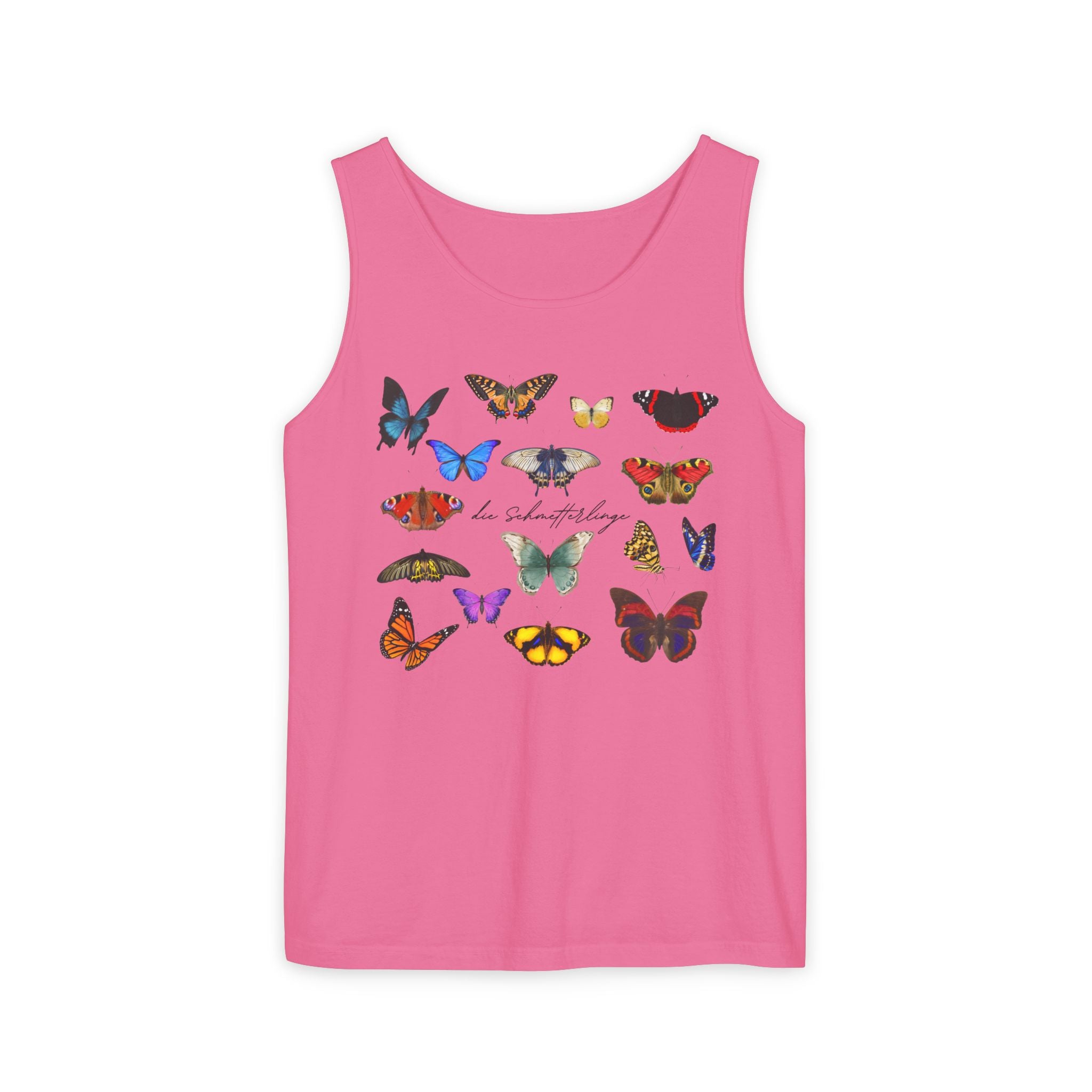 Die Schmetterlinge Tank Top — German Butterflies Graphic Tank