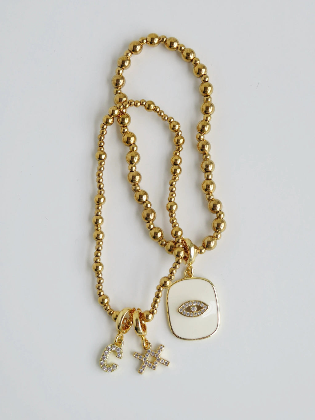 Classic Multi Mixed Beaded Waterproof Non-Tarnish Bracelets by Curated By Suarez