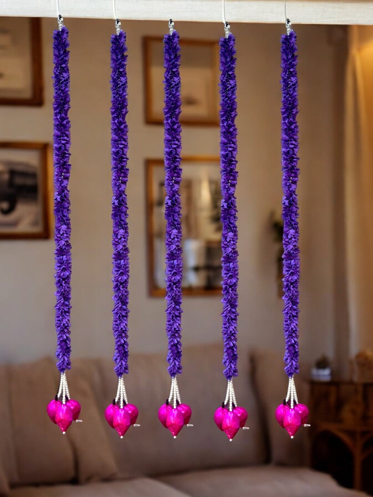 45" Long Lari, Set of 5 Festive Decor La Vie Bien 45" Long Lari, Set of 5