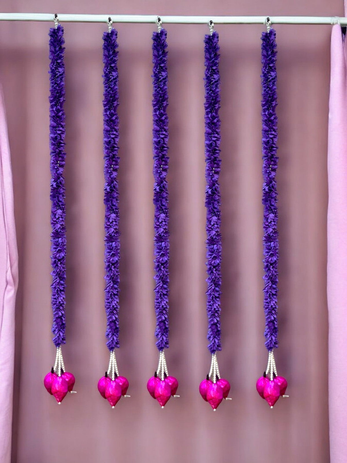 45" Long Lari, Set of 5 Festive Decor La Vie Bien 45" Long Lari, Set of 5