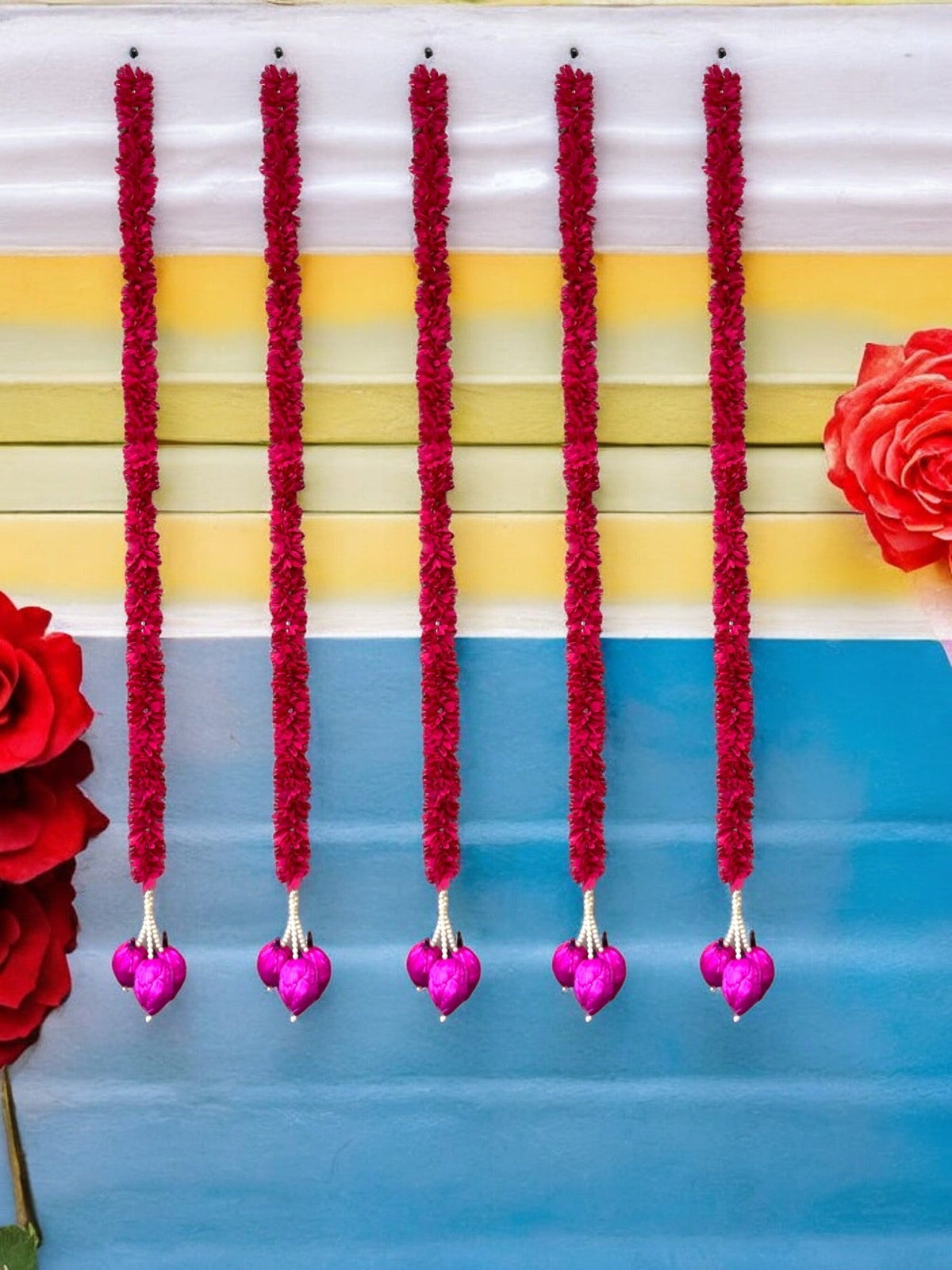 45" Long Lari, Set of 5 Festive Decor La Vie Bien 45" Long Lari, Set of 5