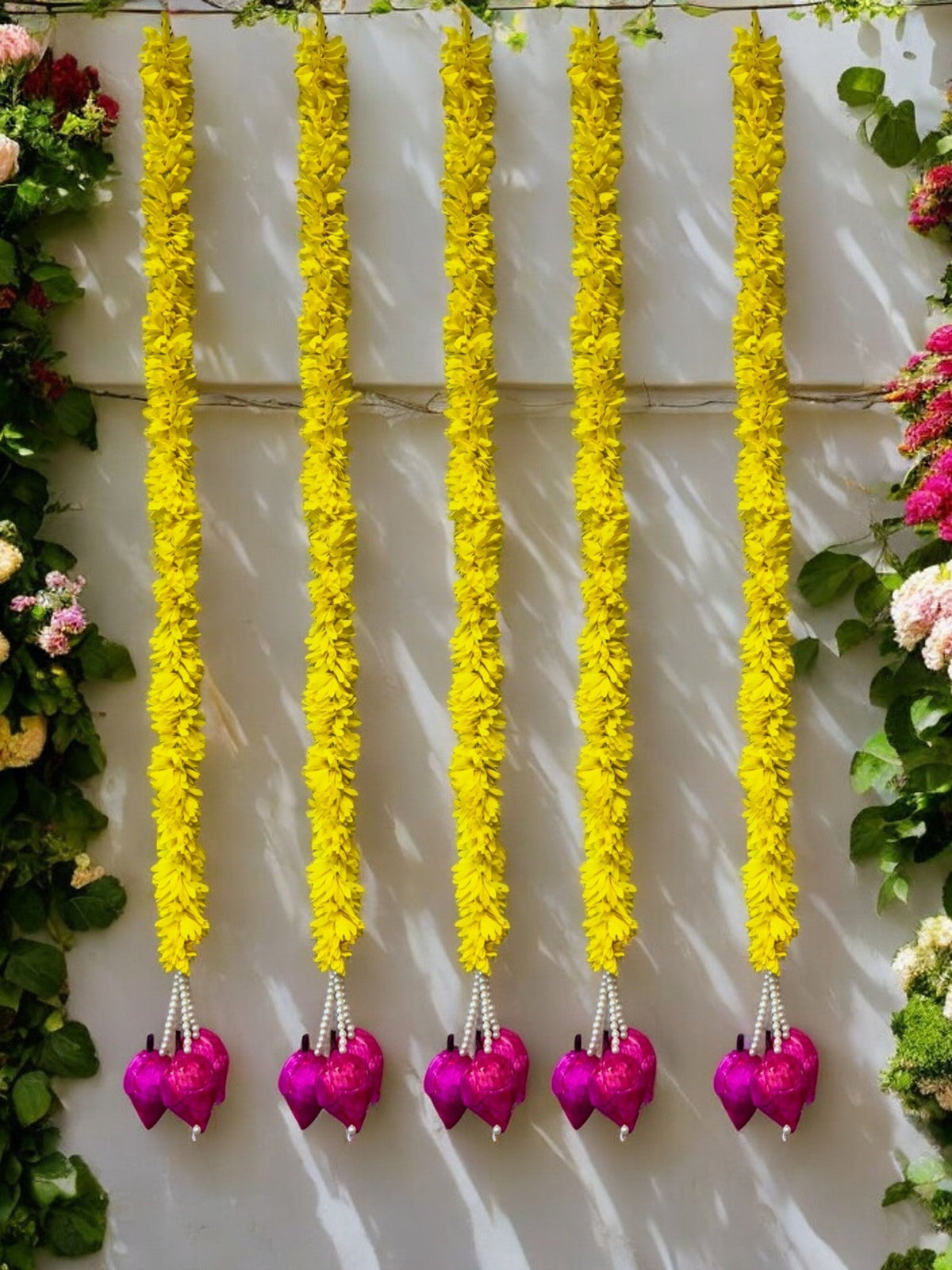 45" Long Lari, Set of 5 Festive Decor La Vie Bien 45" Long Lari, Set of 5