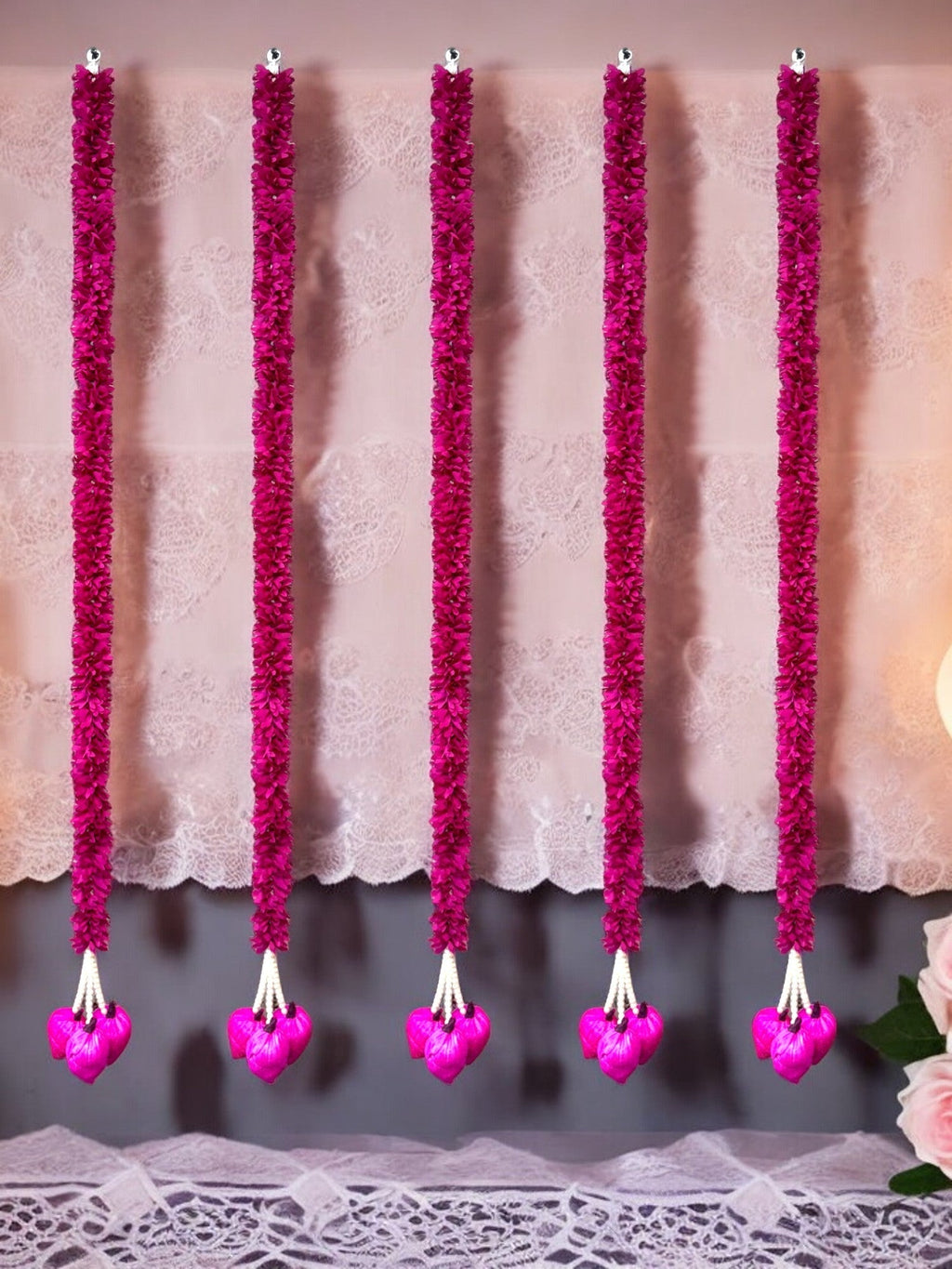 45" Long Lari, Set of 5 Festive Decor La Vie Bien 45" Long Lari, Set of 5