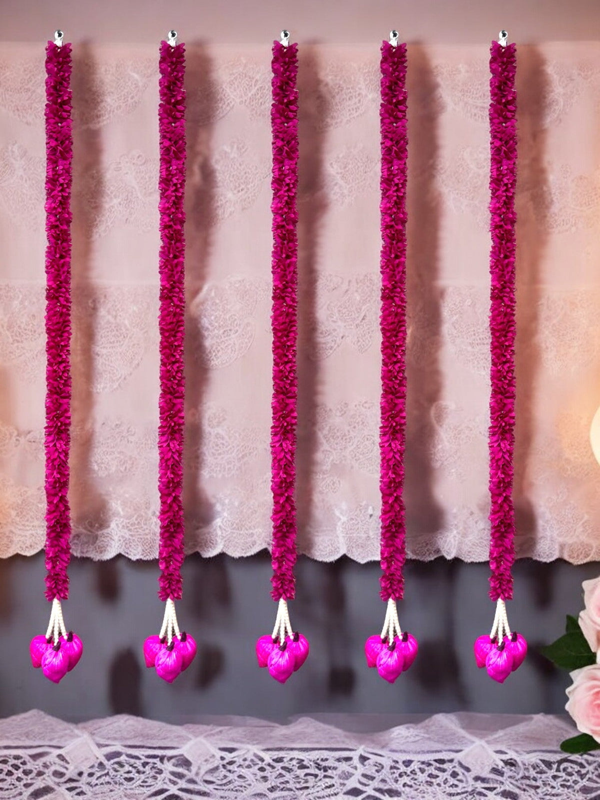 45" Long Lari, Set of 5 Festive Decor La Vie Bien 45" Long Lari, Set of 5