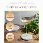 Rounded Coupe Glasses by Sister.ly Drinkware