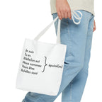 Je suis épuisé (I am exhausted) Tote Bag by Printify