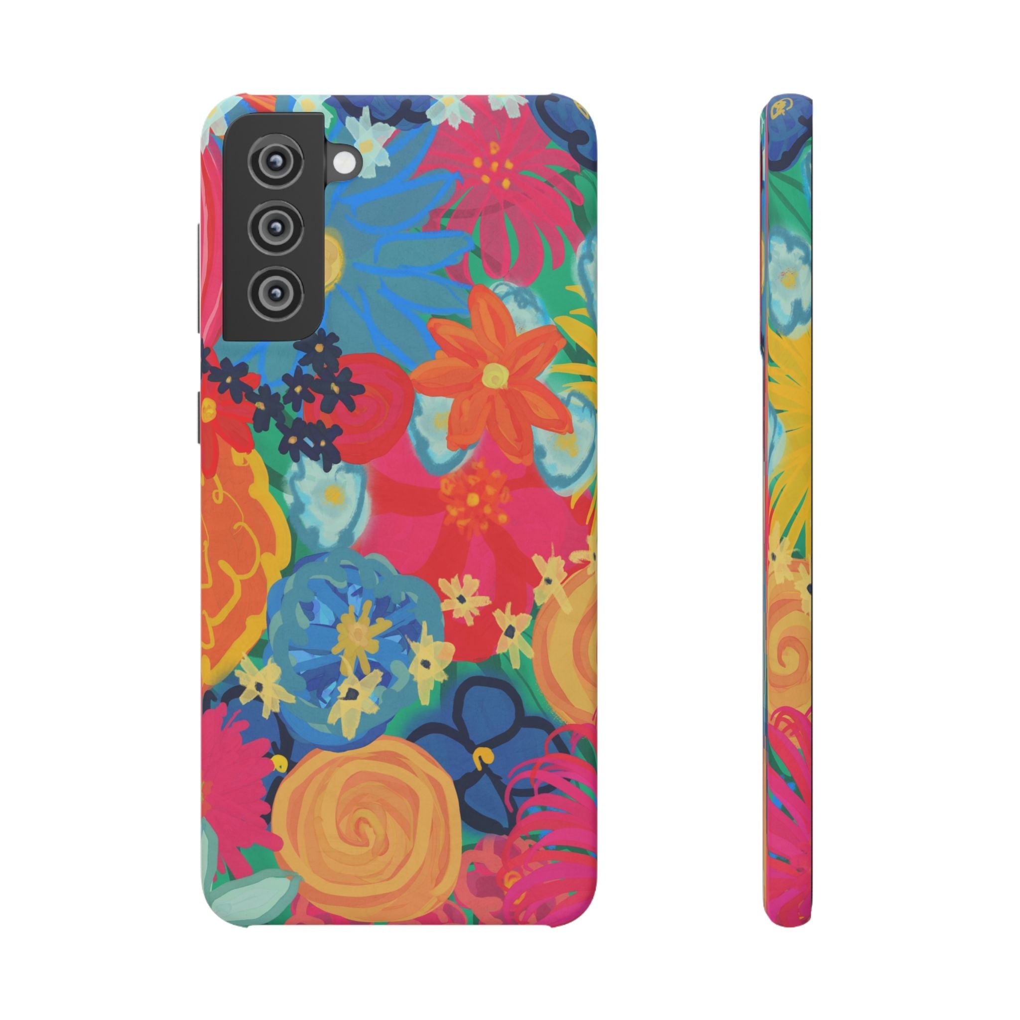 Bespattered Facade Bold Florals Snap Case