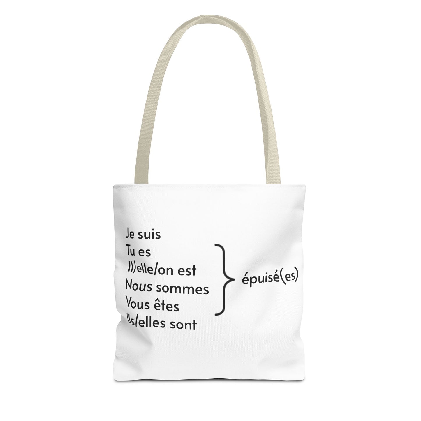 Je suis épuisé (je suis épuisé) Tote bag