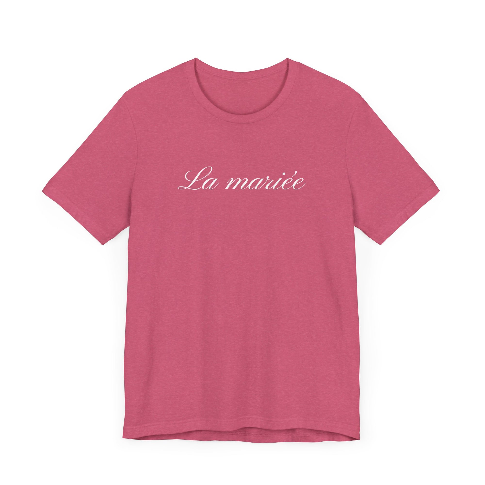 La mariée bride T-Shirt, Wedding Tee, Bridal Party Shirt - La Vie Bien - Bachelorette party - Bachelorette party French