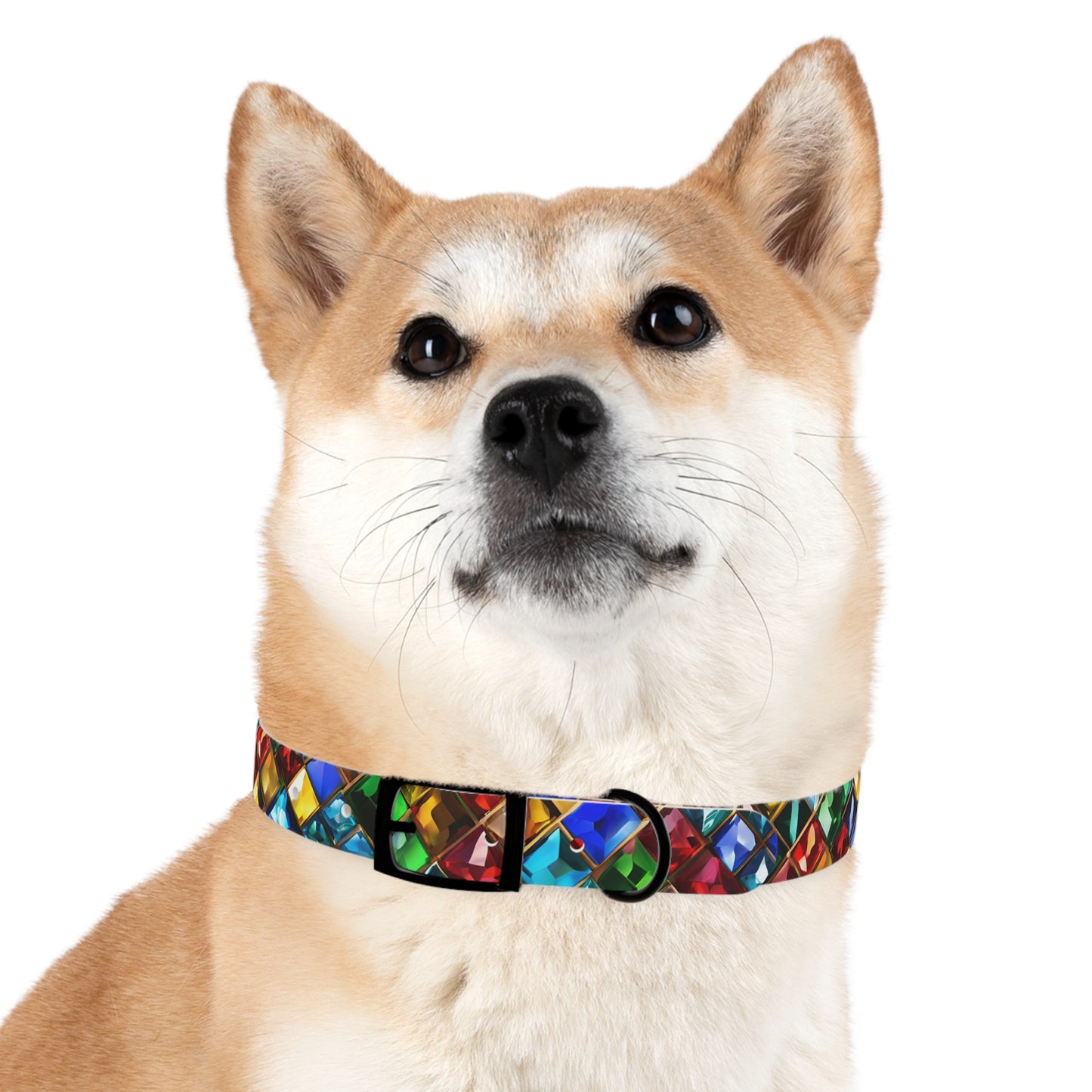 Collier pour chien à imprimé bijou