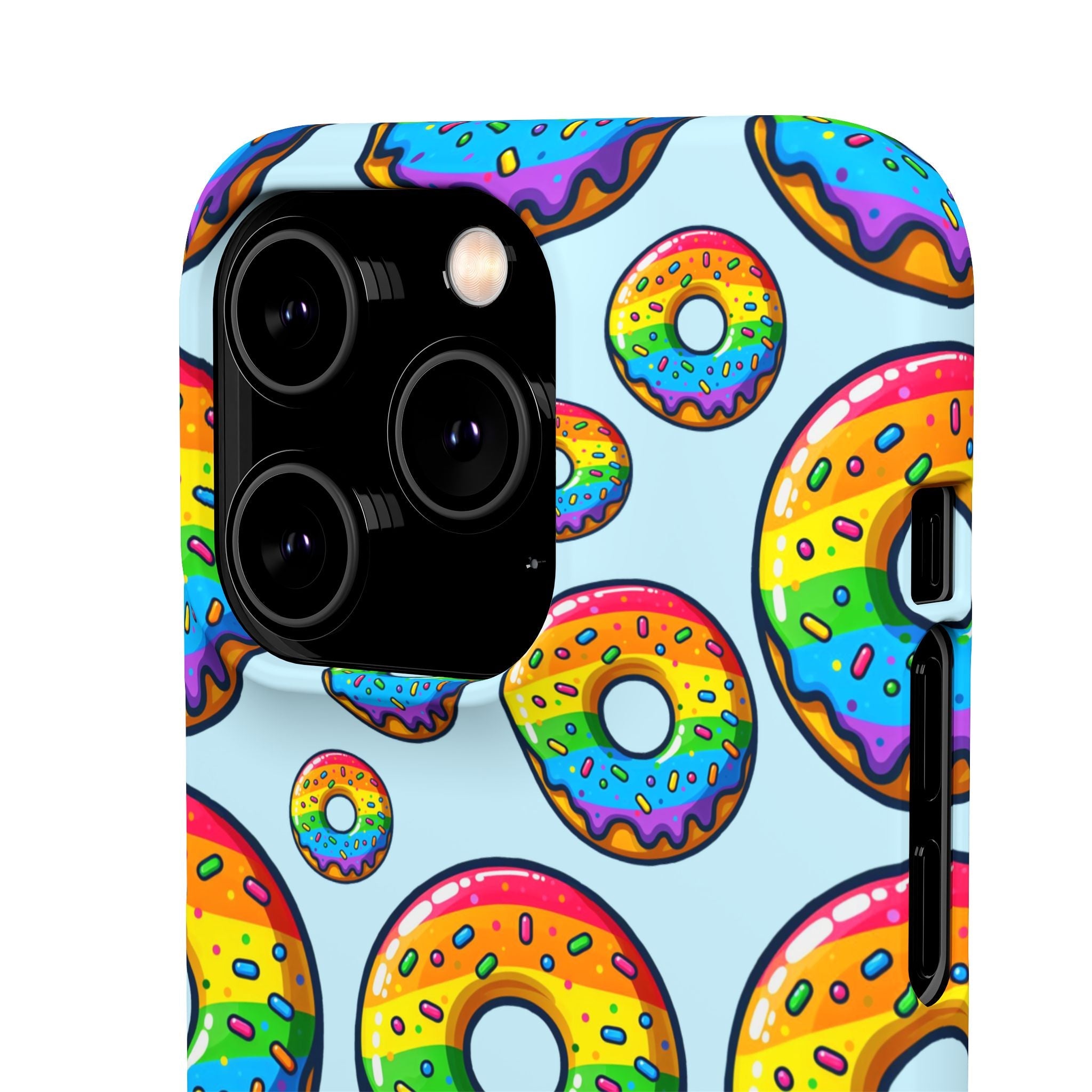 Bespattered Facade Rainbow Sprinkle Donut Snap Case