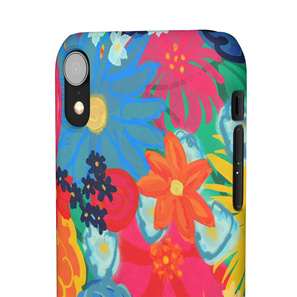 Bespattered Facade Bold Florals Snap Case