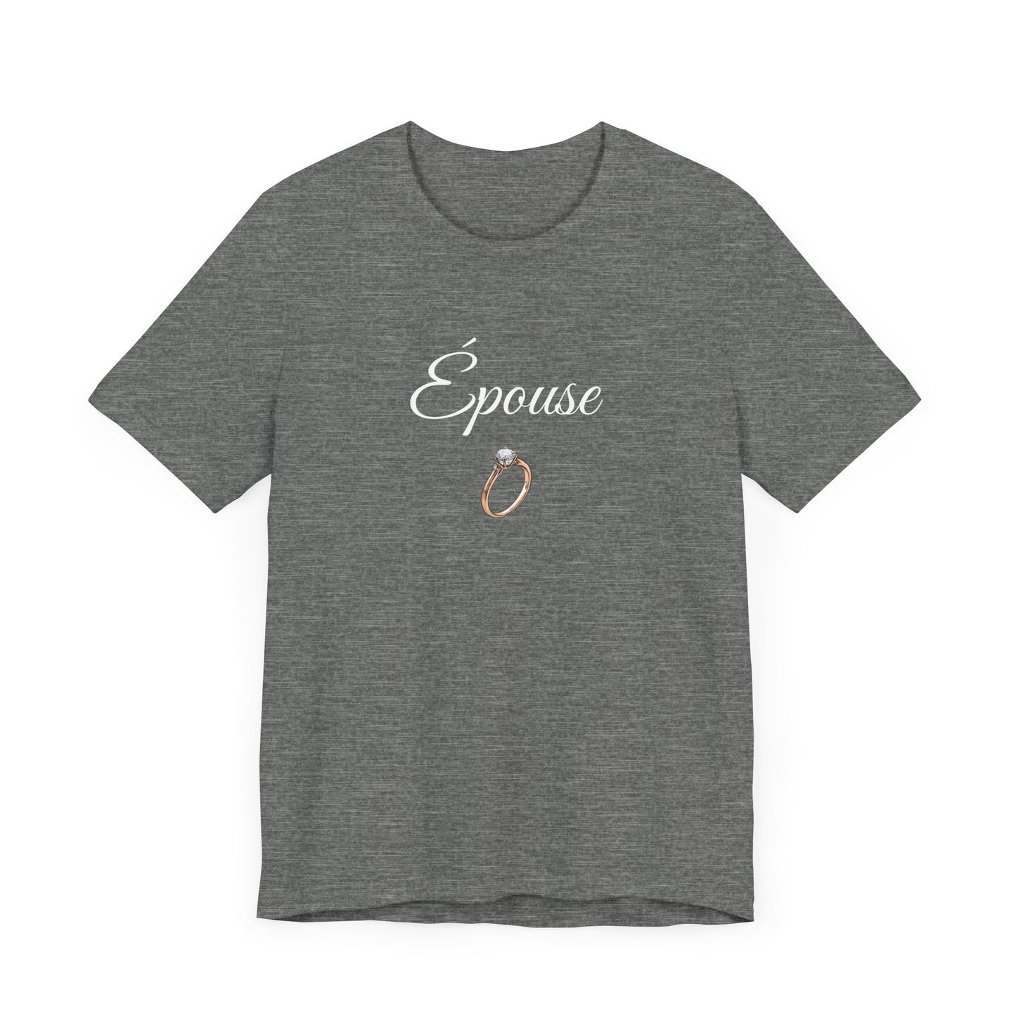 T-shirt de la mariée épousée
