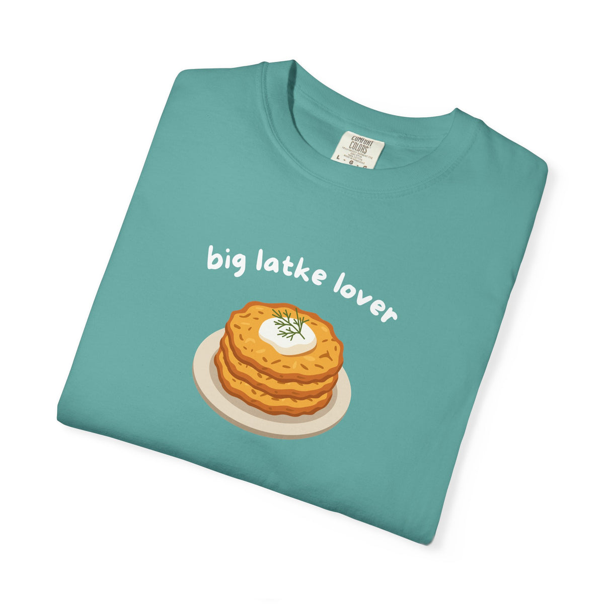 Big Latke Lover Potato Pancake Illustration T-Shirt
