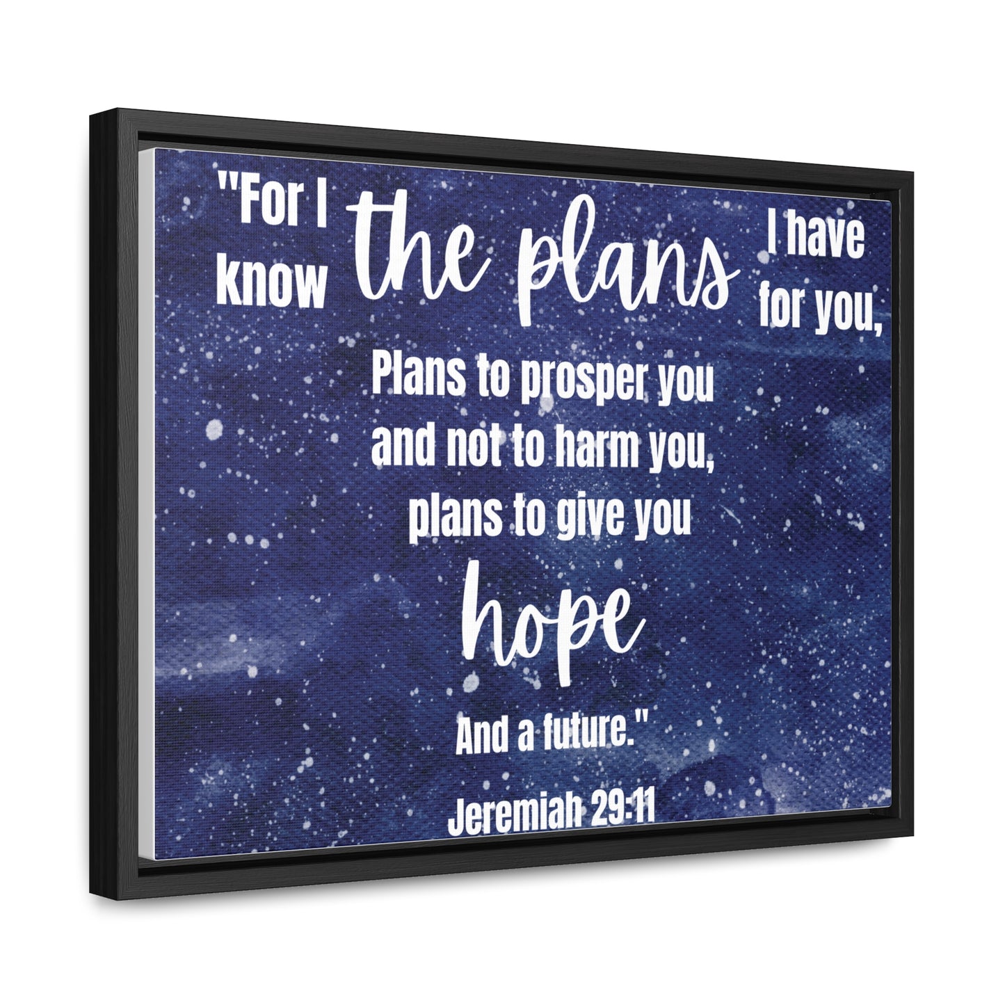 Jeremiah 29 11 bible verse canvas