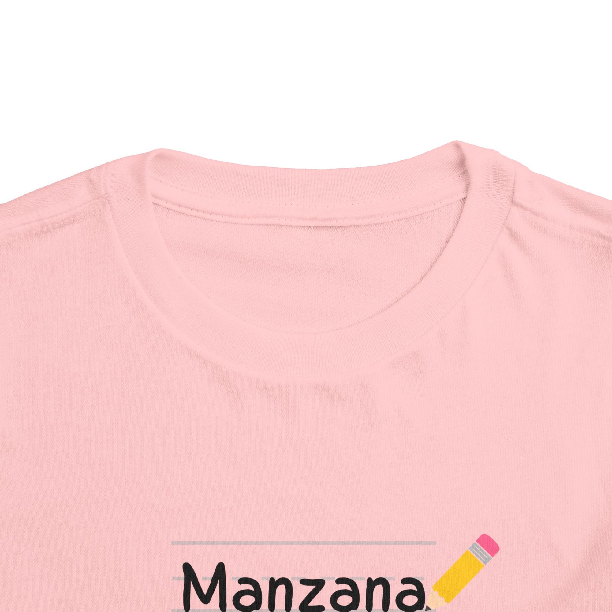 Manzana Apple and Pencil Toddler Tee Shirt