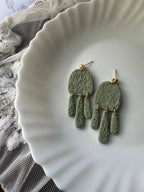 Amy, Green Floral Pressed by Shop Something Earthy
