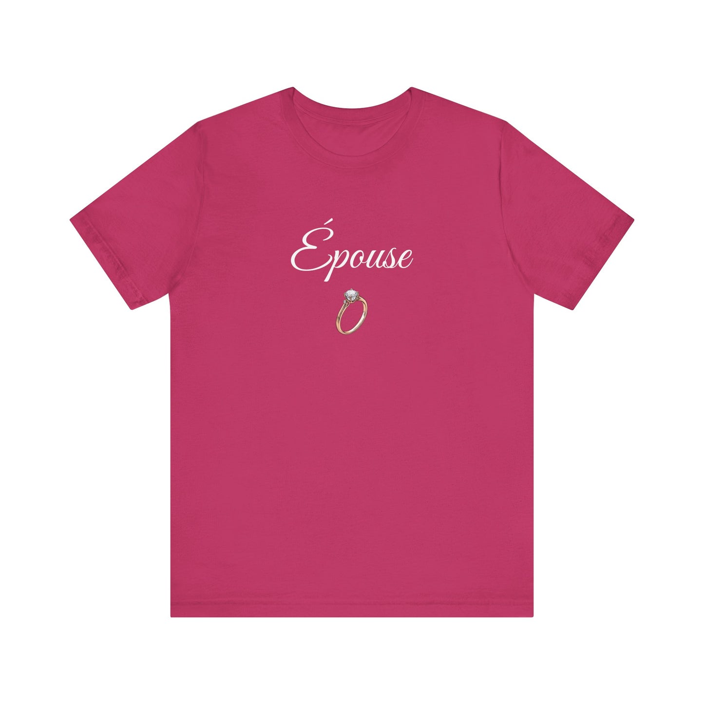 T-shirt de la mariée épousée