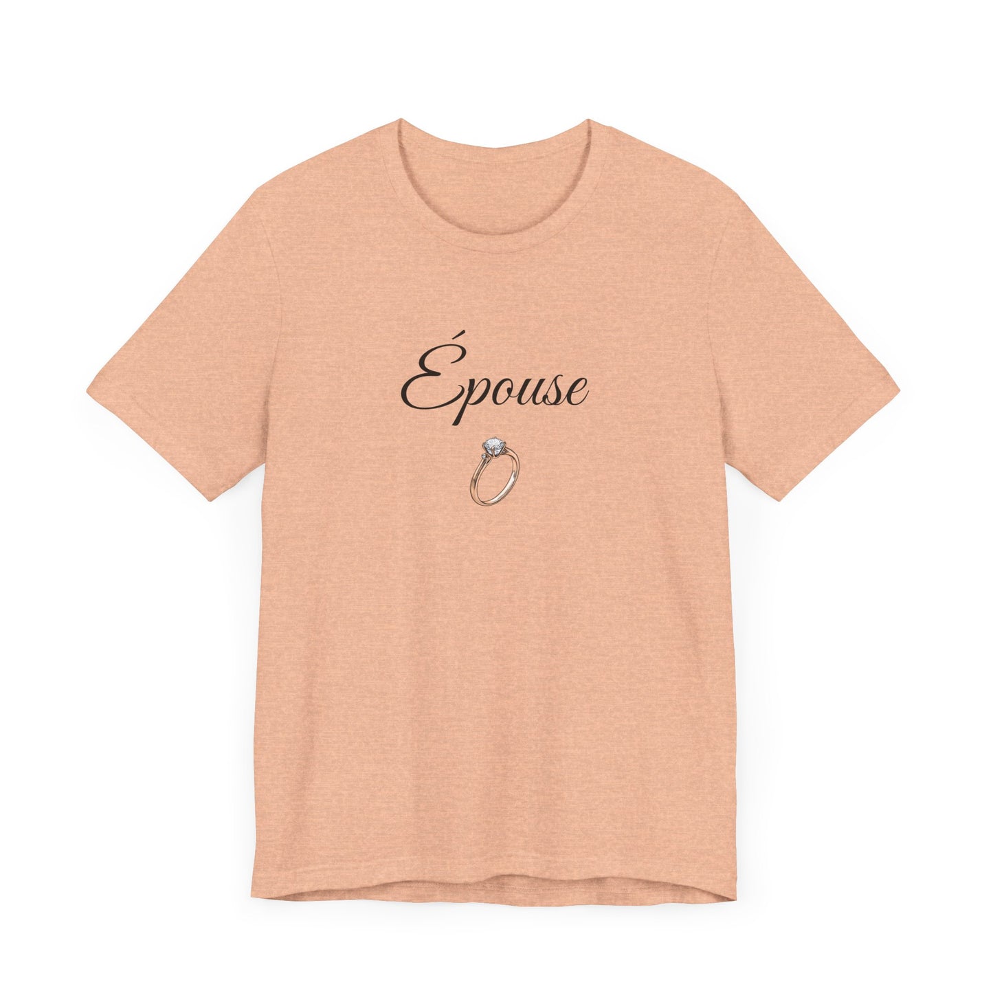 T-shirt de la mariée épousée