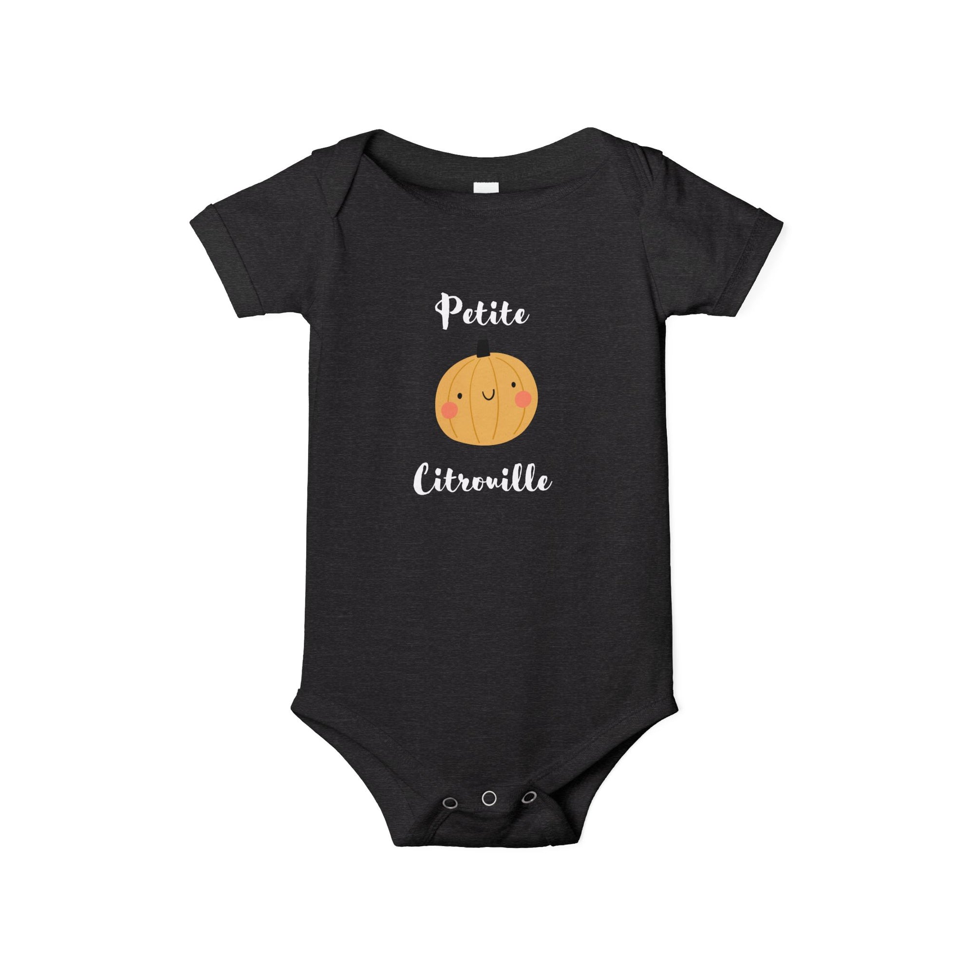 Petite Citrouille (little pumpkin) Infant Jersey bodysuit