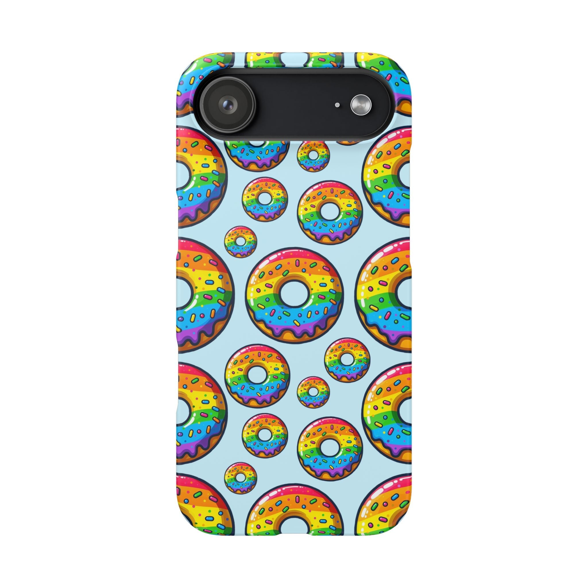 Bespattered Facade Rainbow Sprinkle Donut Snap Case