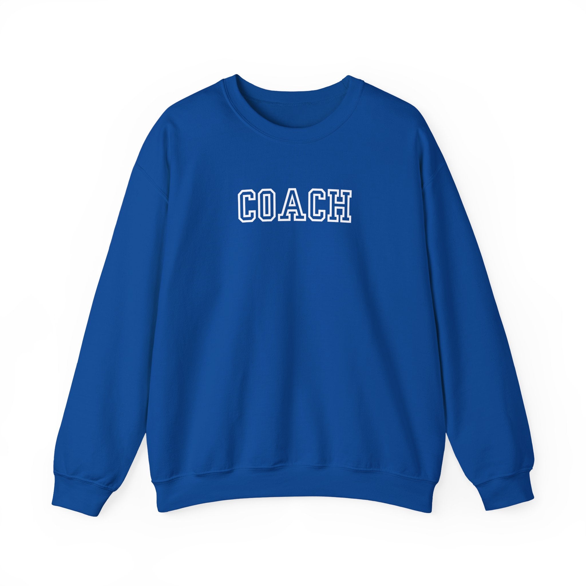 Coach Crewneck Sweatshirt Collegiate Lettering, warm Pullover