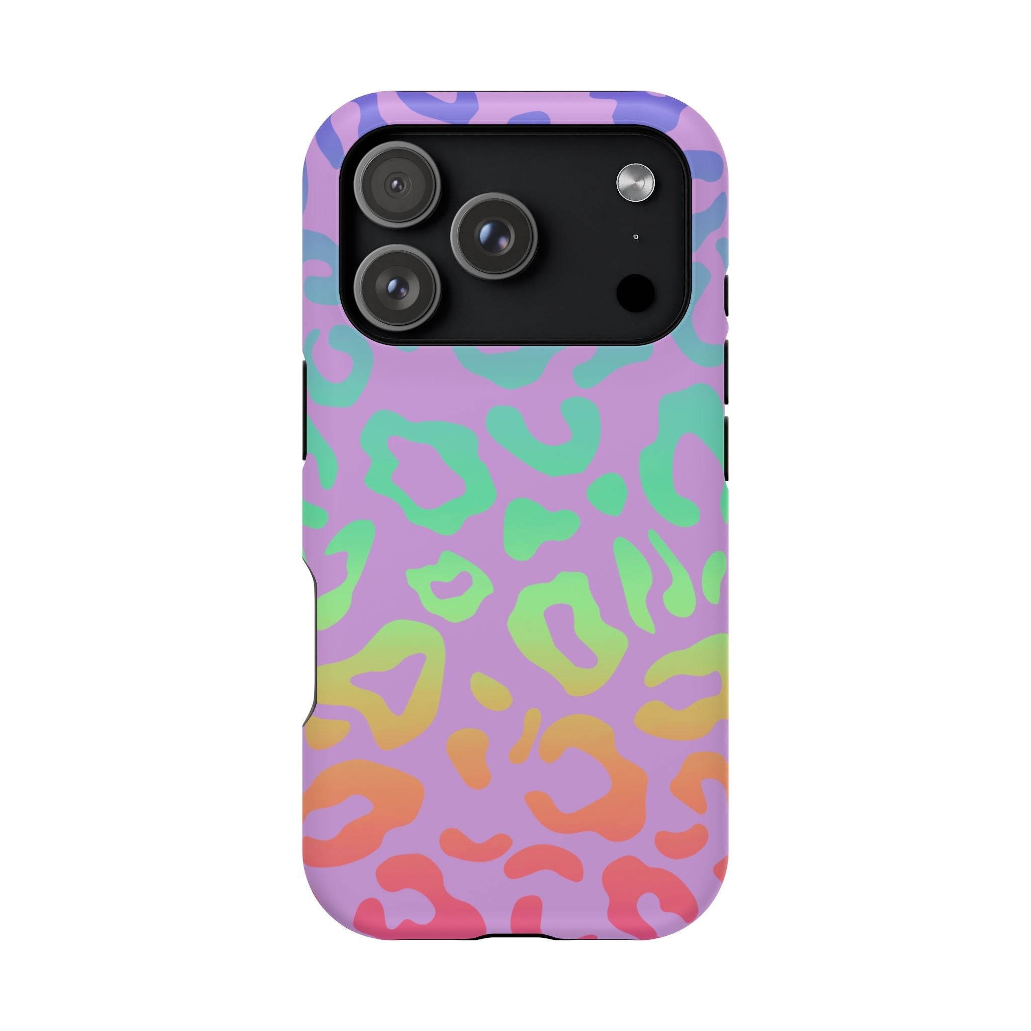 Bespattered Facade Rainbow Leopard Impact-Resistant Case