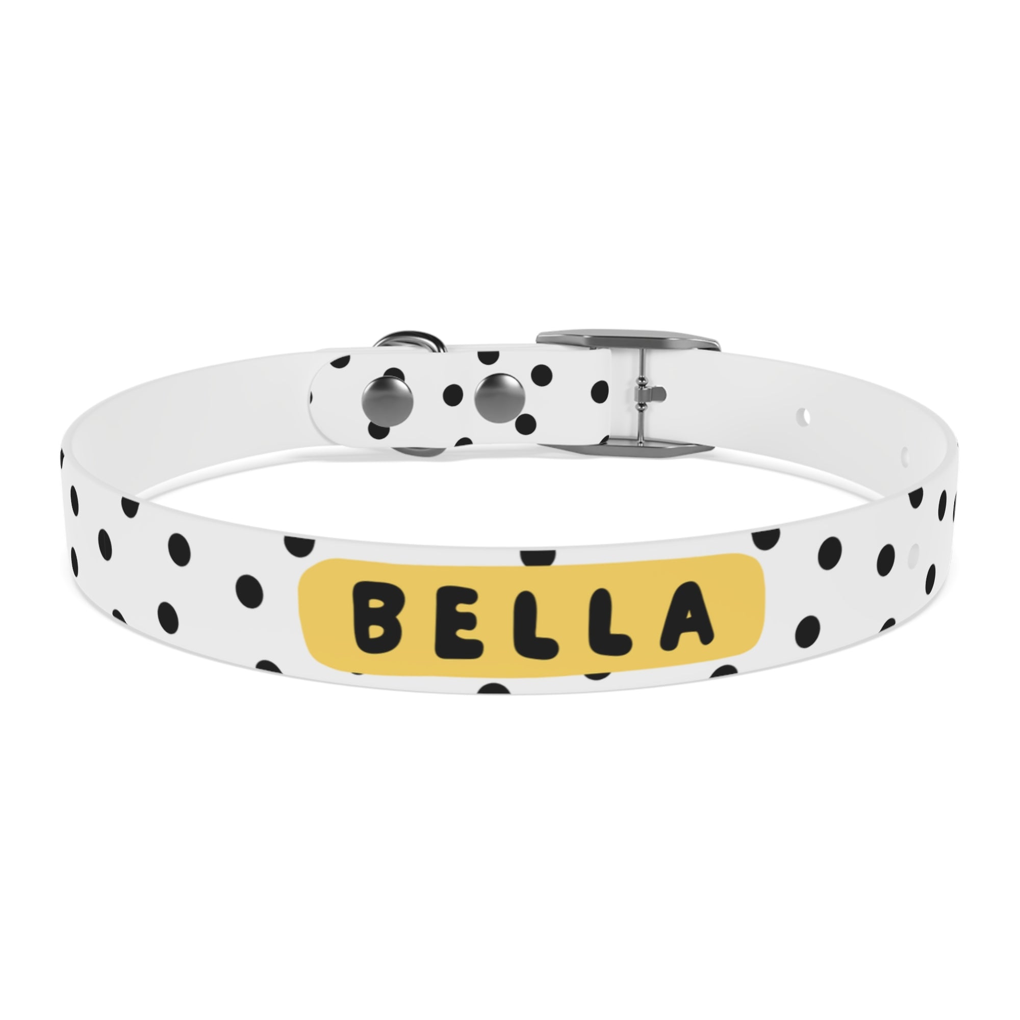 Personalized polka dots Dog Collar