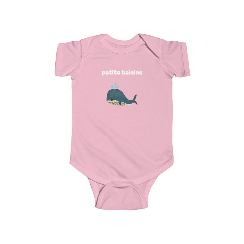 Petite baleine (little whale) Baby bodysuit