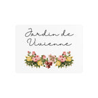Custom Jardin de (custom name) Metal Art Sign for Garden by Printify