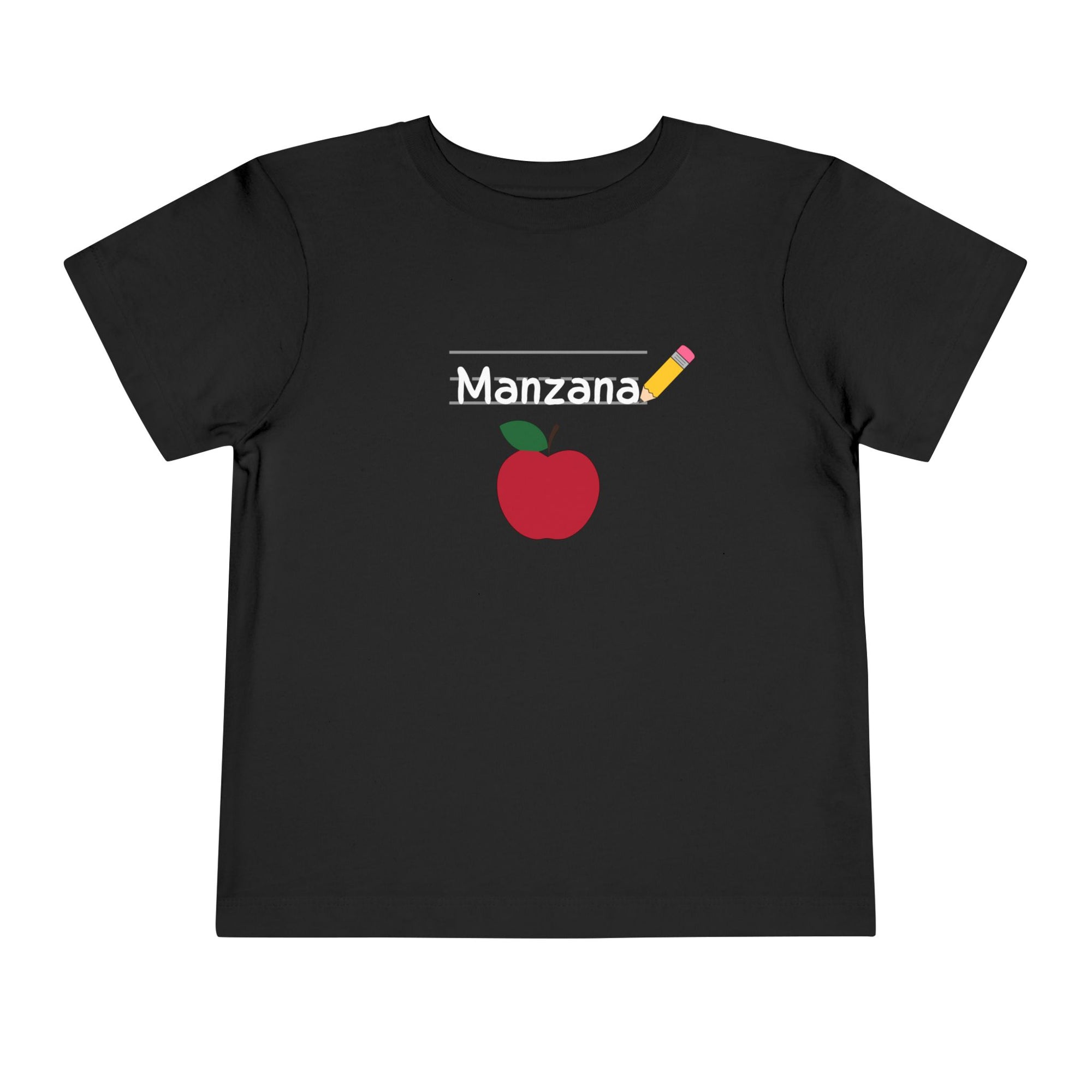Manzana Apple and Pencil Toddler Tee Shirt