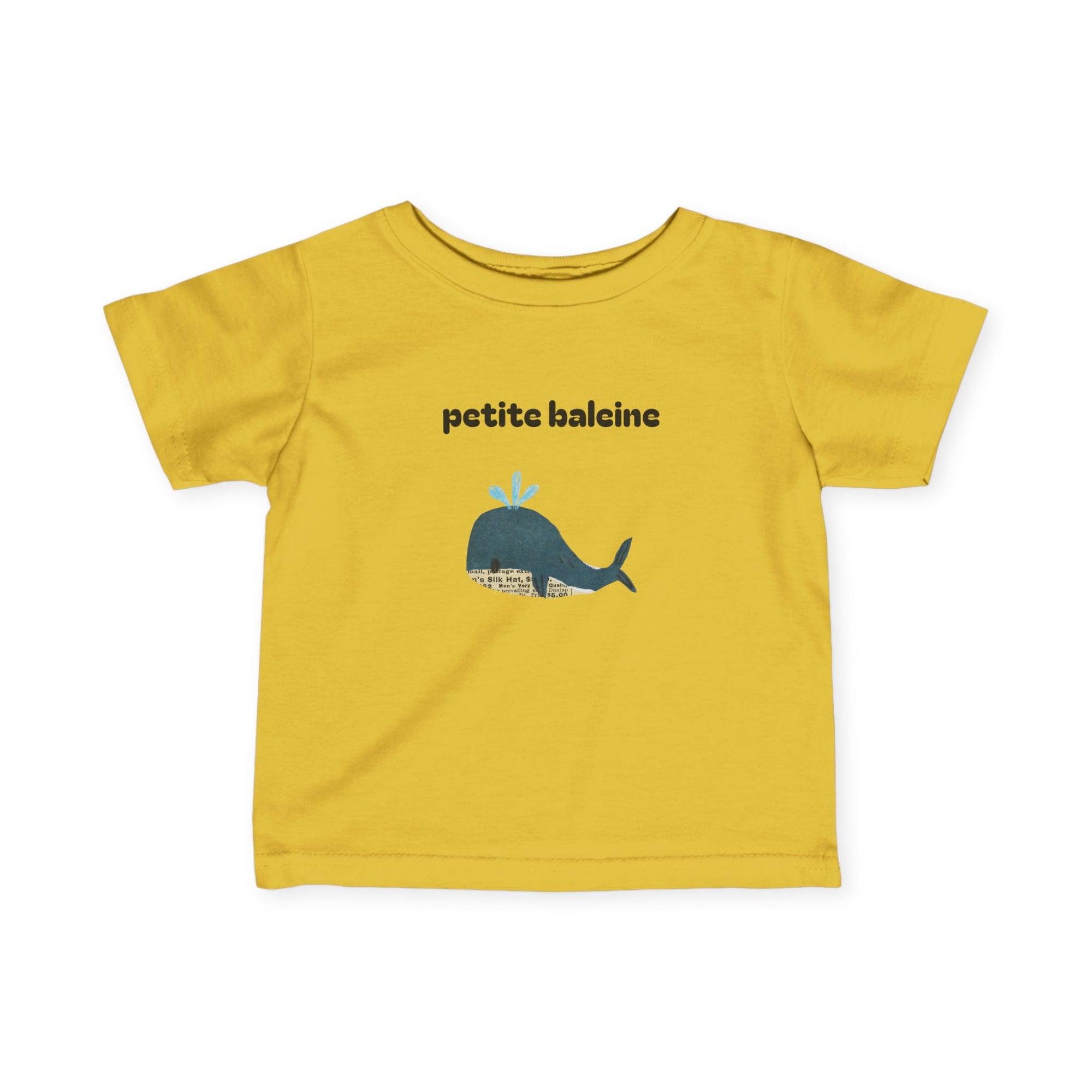 Little whale petite baleine Infant toddler Tee