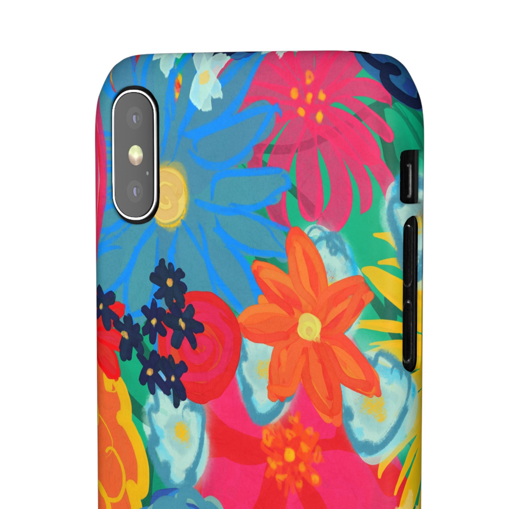 Bespattered Facade Bold Florals Snap Case