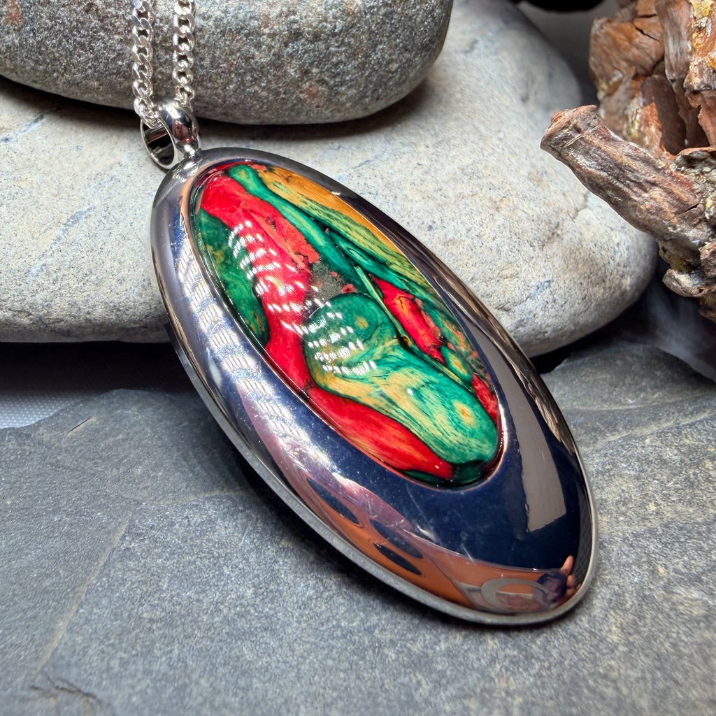 Scottish Highlands Heathergems Necklace - Handmade in Scotland
