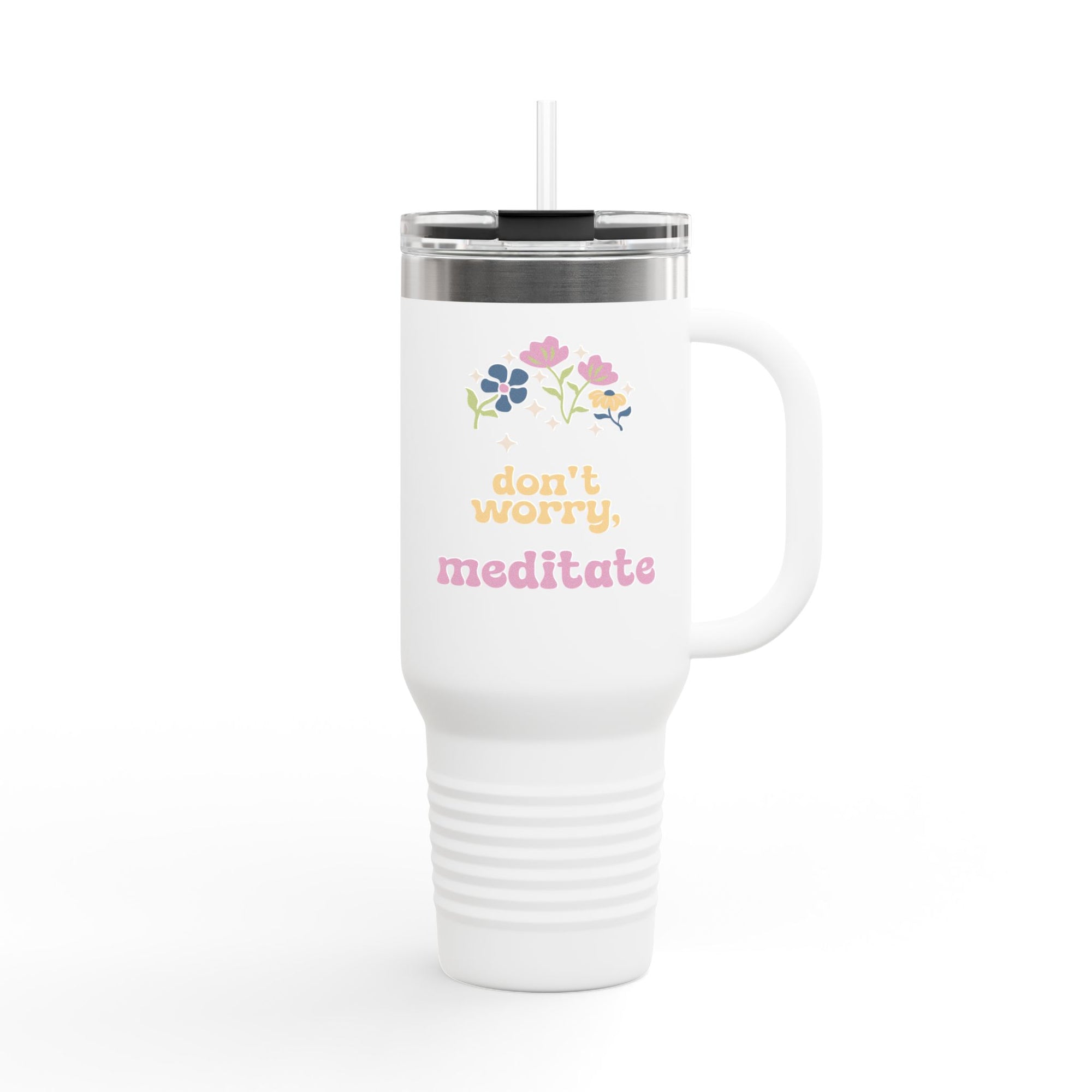 Don't worry, Meditate Commuter Mug