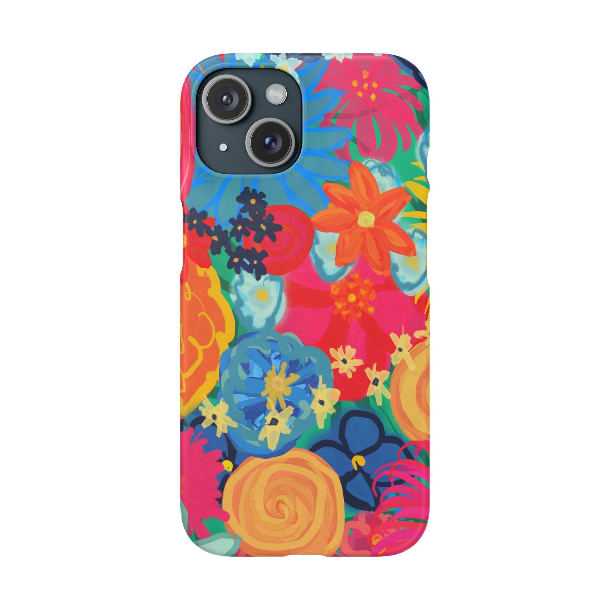 Bespattered Facade Bold Florals Snap Case